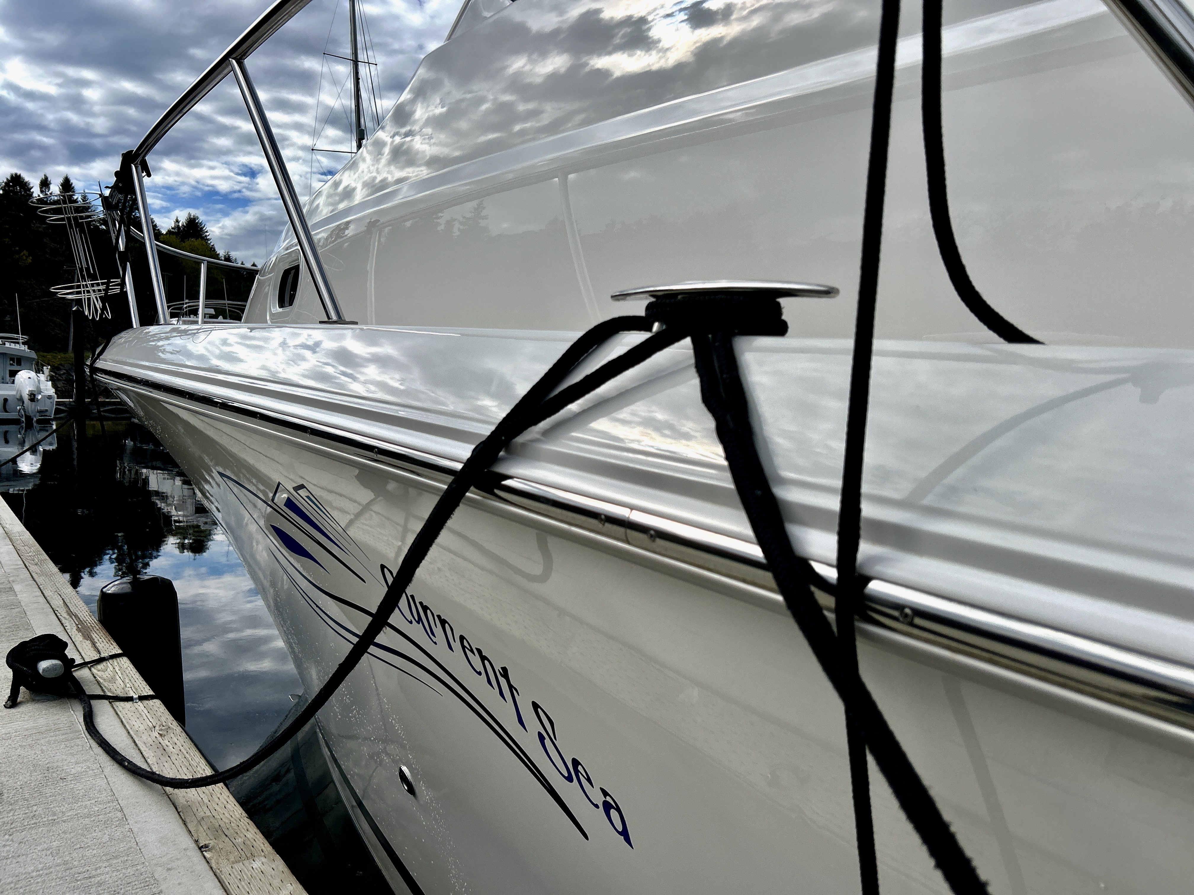 Premium yacht detailing on Vancouver Island